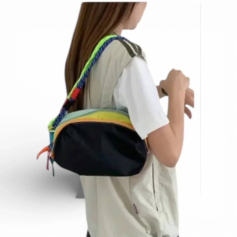 Cotopaxi Multicolored Shoulder Travel Bag: Black Multi NWT